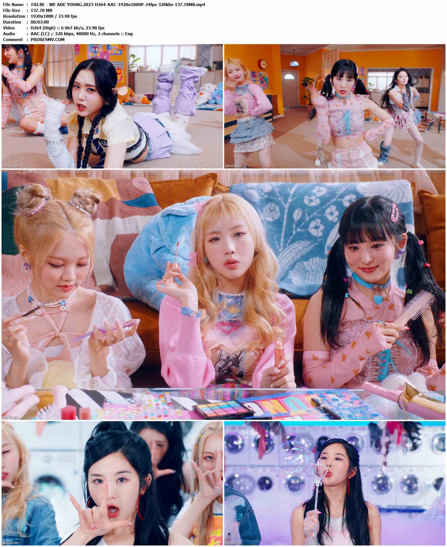 TRI.BE - WE ARE YOUNG.2023-H264-AAC-1920x1080P-24fps-320kbs-137.78MB官方MV_高清MV